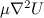 $\mu \nabla ^2 U$