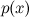 $p(x)$