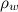$\rho _{w}$