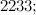 $2233;$