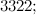 $3322;$
