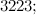 $3223;$