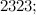 $2323;$