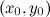 $(x_0,y_0)$