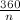 $\frac{360}{n}$