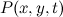 $P(x,y,t)$