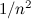 $1/n^2$
