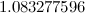 $\displaystyle 1.083277596  $