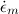 $\dot{\epsilon }_ m$