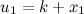 \begin{equation} \htmlimage {} u_1=k+x_1 \end{equation}