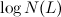 $ \log {N(L)}$