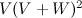 $V(V+W)^{2}$