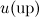 $u(\mbox{up})$
