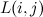 $L(i,j)$