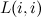$L(i,i)$