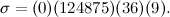 \[ \sigma =(0)(124875)(36)(9). \]