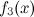 $\displaystyle f_3(x)  $