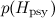 $p( H_{\rm psy} )$