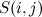 $S(i,j)$