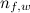 $n_{f,w}$