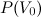 $\displaystyle P(V_0) $