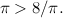 $\pi > 8/\pi .$