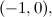 $(-1,0),$