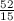 $\frac{52}{15}$