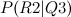 $P(R2|Q3)$