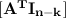 ${\bf [A^ T I_{n-k}]}$