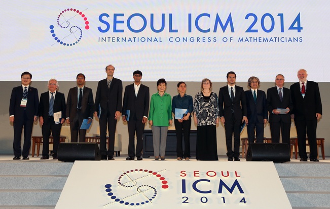Guests at the opening ceremony of ICM 2014