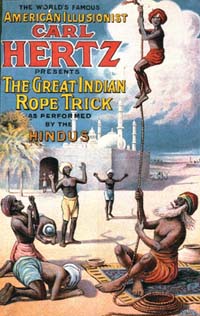 The real Indian rope trick