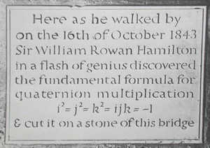 Plaque to Hamilton at Broome Bridge