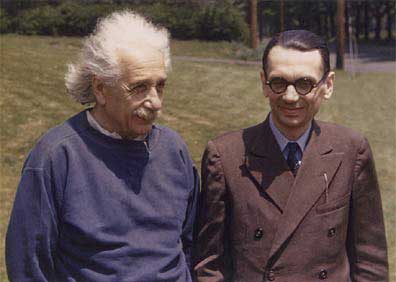  Kurt GÃ¶del with Albert Einstein