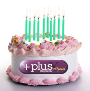 <i>Plus</i> birthday cake