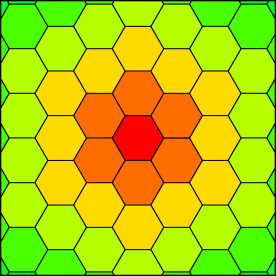 A Euclidean tiling.