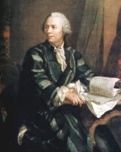 Leonhard Euler, 1707-1783. Portrait by Johann Georg Brucker.