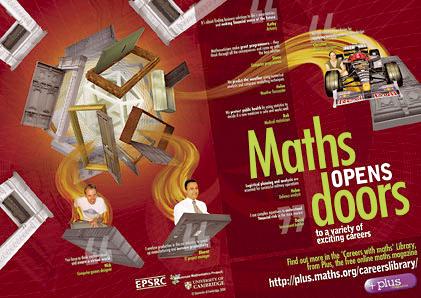 Maths opens doors - the poster