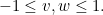 $-1\leq v,w \leq 1.$