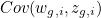 $Cov(w_{g,i}, z_{g,i})$