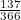 $\frac{137}{366}$