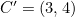 $C^\prime = (3,4)$