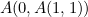 $\displaystyle  A(0,A(1,1)) $