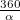 $\frac{360}{\alpha }$