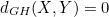 $d_{GH}(X,Y)=0$