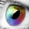 multicoloured eye