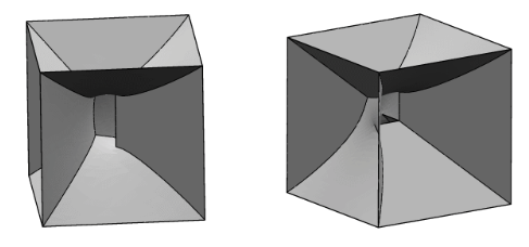 Opaque cube