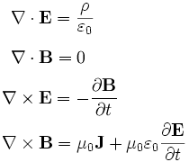 Maxwell's equations. 