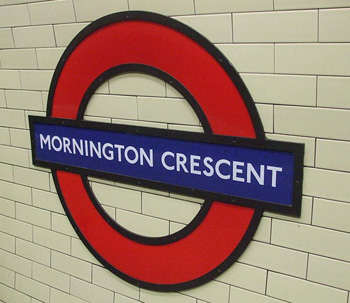 London Underground sign.