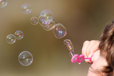 soap bubbles